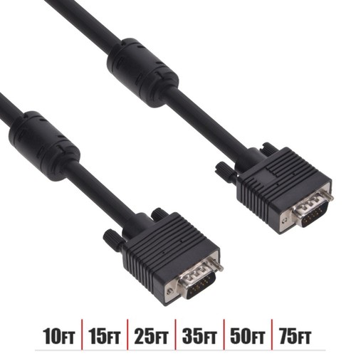 75ft vga svga pin - pin, male